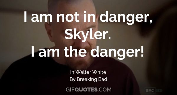 walter white i am the danger