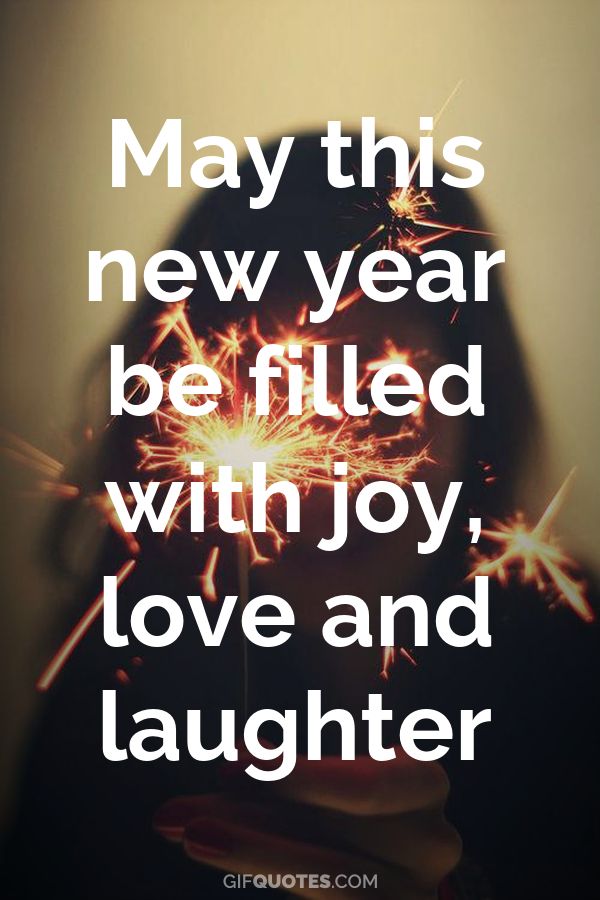 May This New Year Be Filled With Joy Love And Laughter Gif Quotes