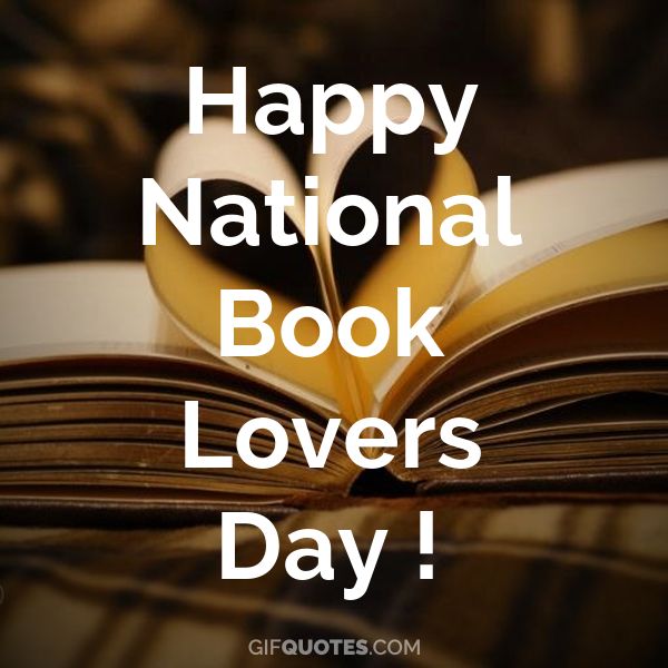 Happy National Book Lovers Day Gif Quotes